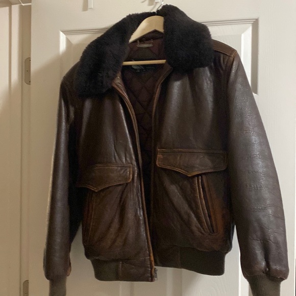 Members Only Jackets & Coats Vintage Members Only Leather Bomber